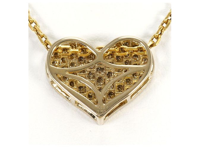 Autre Marque Collana in oro giallo 18K con diamante marrone D'oro - vista 3