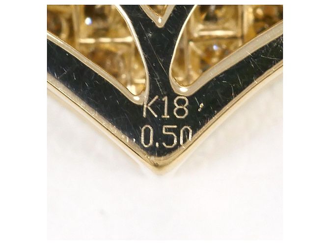 Autre Marque Collana in oro giallo 18K con diamante marrone D'oro - vista 4