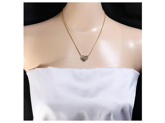 Autre Marque Collana in oro giallo 18K con diamante marrone D'oro - vista 6