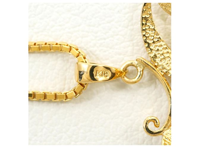 Autre Marque Colar de ouro amarelo 18K com opala Dourado - vista 5