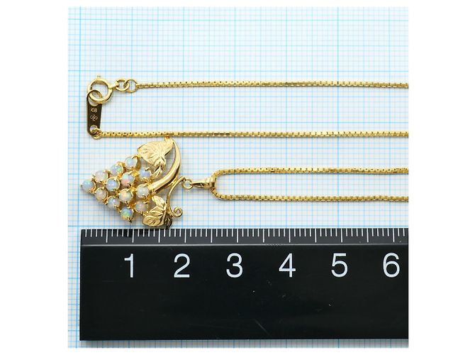Autre Marque Colar de ouro amarelo 18K com opala Dourado - vista 6