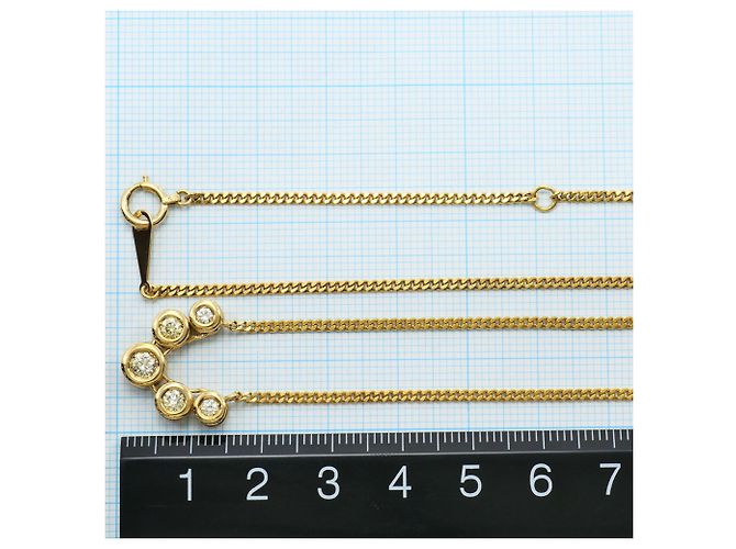 Autre Marque Collana in oro giallo 18K con diamante D'oro - vista 5
