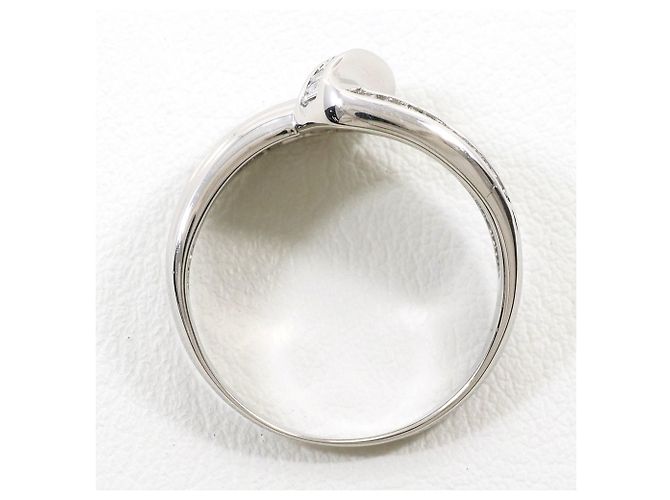 Autre Marque Anello a fascia in platino PT900 con diamante - vista 3