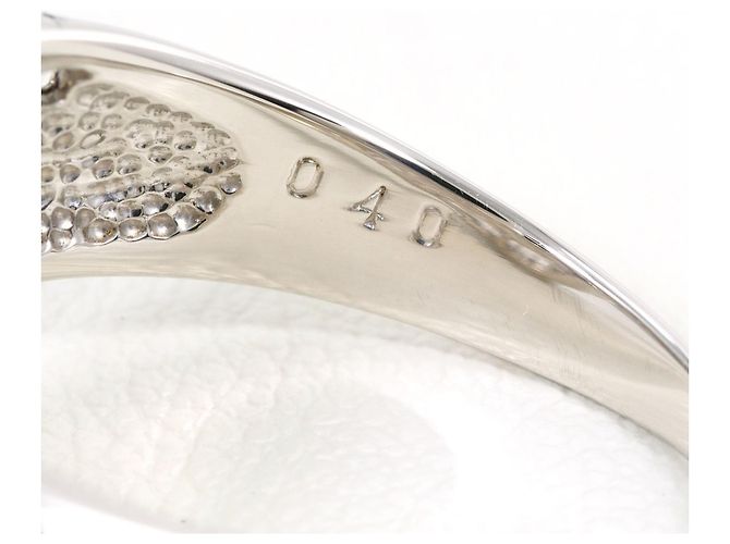 Autre Marque Anello a fascia in platino PT900 con diamante - vista 6