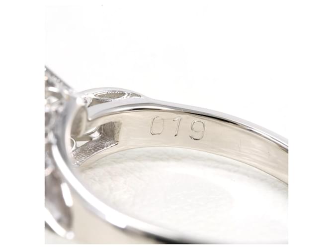 Autre Marque Platinring mit Diamanten - Ansicht 6