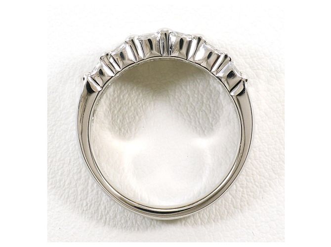 Autre Marque PT900 Platinring mit Diamant - Ansicht 3