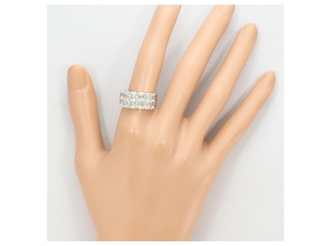Autre Marque PT900 Platinring mit Diamant - Ansicht 7