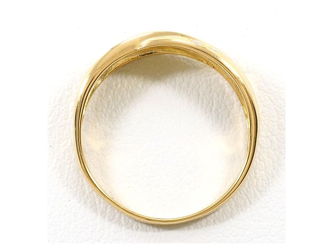 Autre Marque 18K Gelbgold-Ring mit Diamant Golden - Ansicht 3