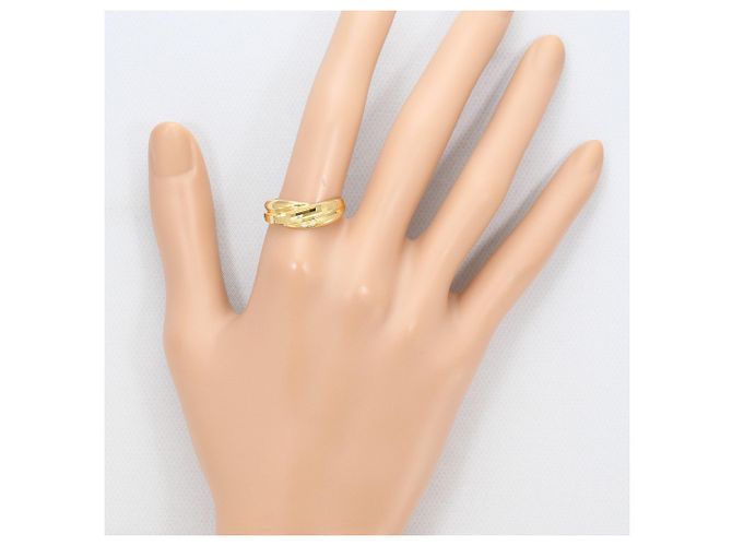 Autre Marque 18K Gelbgold-Ring mit Diamant Golden - Ansicht 6