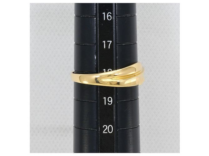 Autre Marque 18K Gelbgold-Ring mit Diamant Golden - Ansicht 7