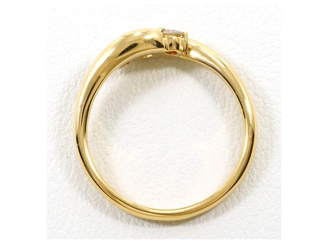 Autre Marque 18K Gelbgold-Ring mit Diamant Golden - Ansicht 3
