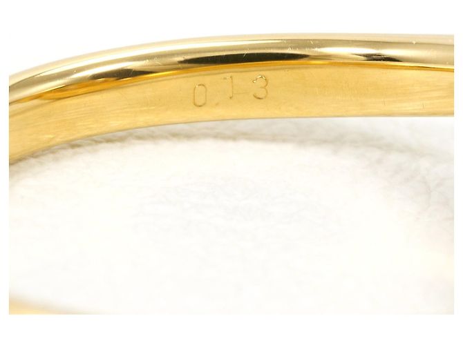 Autre Marque 18K Gelbgold-Ring mit Diamant Golden - Ansicht 6