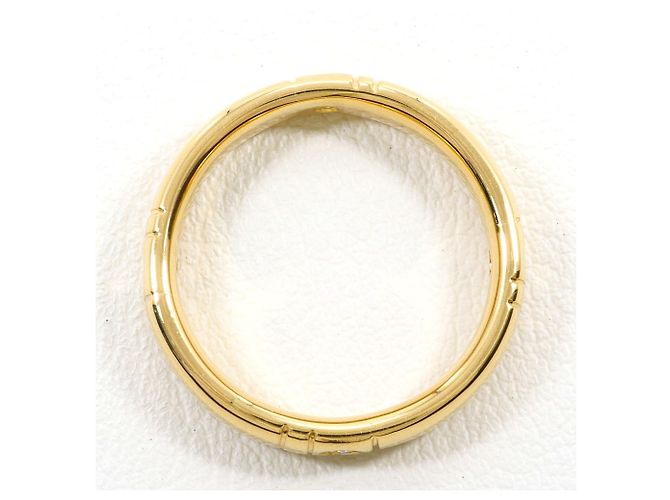 Autre Marque 18K Gelbgold-Ring mit Diamant Golden - Ansicht 3