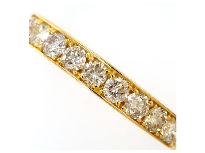 Autre Marque 18K Gelbgold-Ring mit Diamant Golden - Ansicht 2