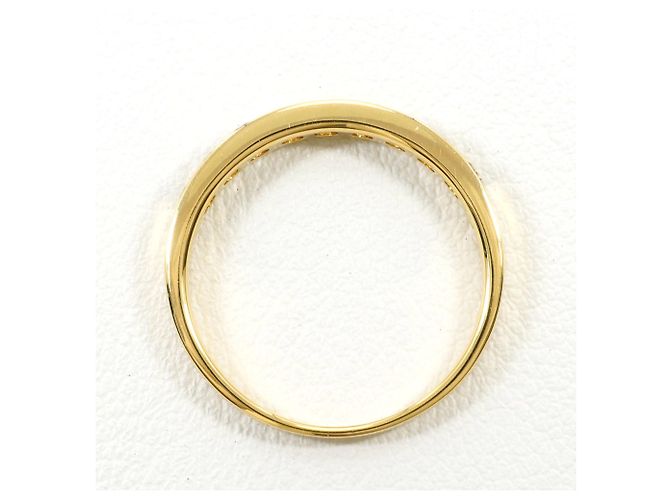 Autre Marque 18K Gelbgold-Ring mit Diamant Golden - Ansicht 3