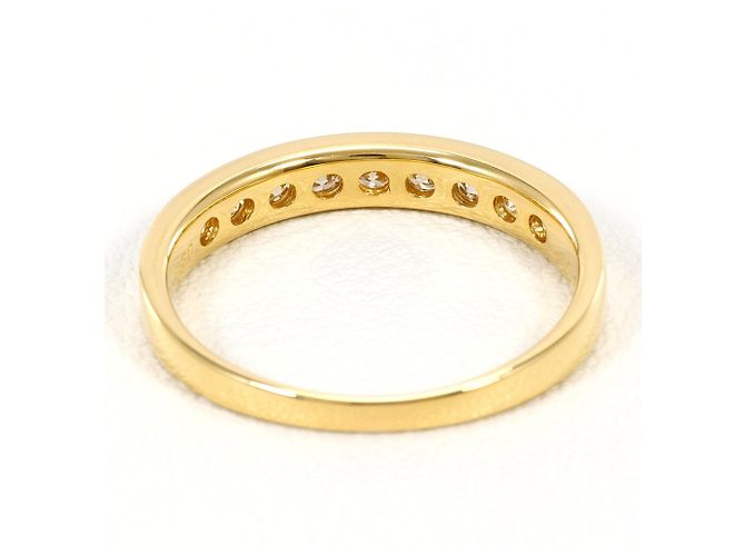 Autre Marque 18K Gelbgold-Ring mit Diamant Golden - Ansicht 4