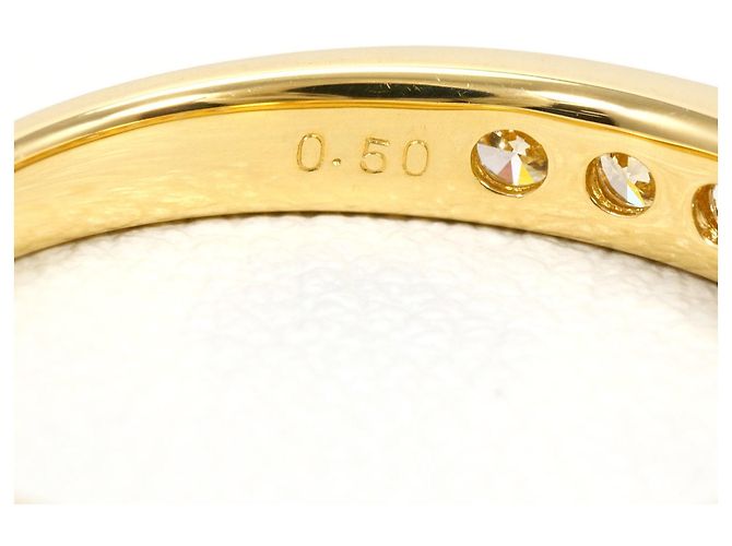 Autre Marque 18K Gelbgold-Ring mit Diamant Golden - Ansicht 6