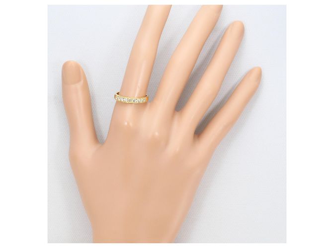 Autre Marque 18K Gelbgold-Ring mit Diamant Golden - Ansicht 7