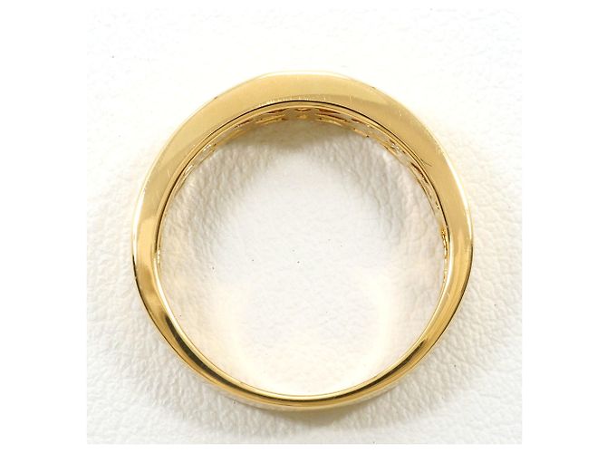 Autre Marque 18K Gelbgold-Ring mit Diamant Golden - Ansicht 3