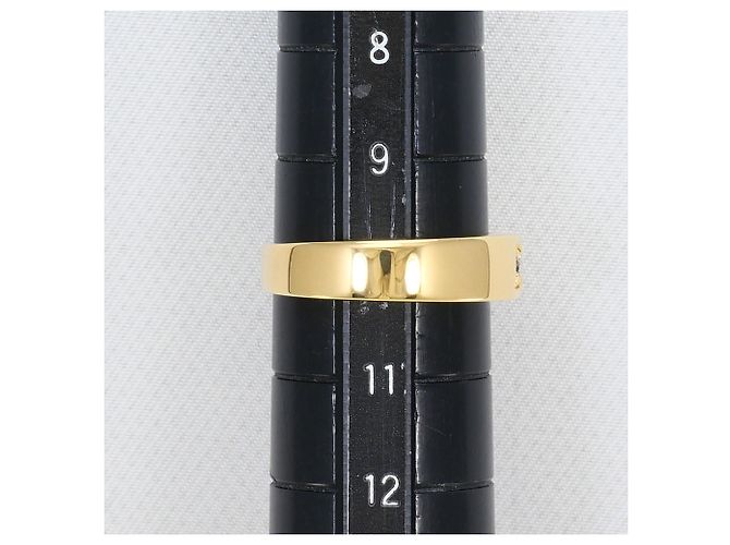 Autre Marque 18K Gelbgold-Ring mit Diamant Golden - Ansicht 7