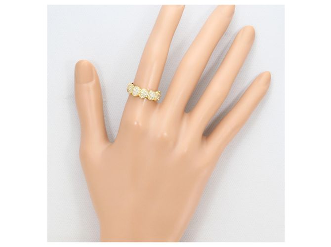 Autre Marque 18K Gelbgold-Ring mit Diamant Golden - Ansicht 8