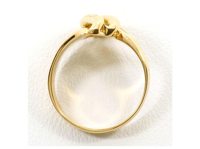 Autre Marque 18K Gelbgold-Ring mit Diamant Golden - Ansicht 3