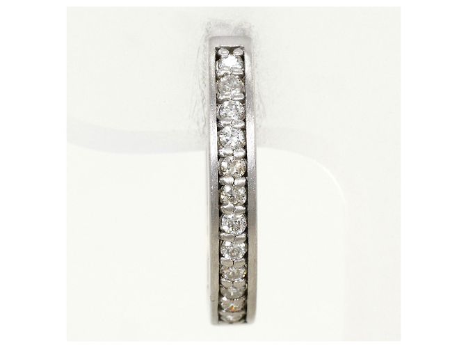 Autre Marque Orecchini a cerchio in oro bianco 18K e diamanti D'oro - vista 3
