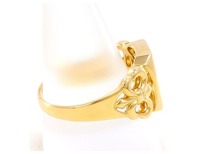 Autre Marque 18K Gelbgold-Ring mit Diamanten Golden - Ansicht 3