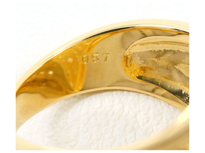 Autre Marque 18K Gelbgold-Ring mit Diamant Golden - Ansicht 6