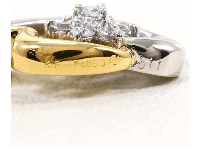 Autre Marque Collana in oro giallo 18K e platino con diamante D'oro - vista 4