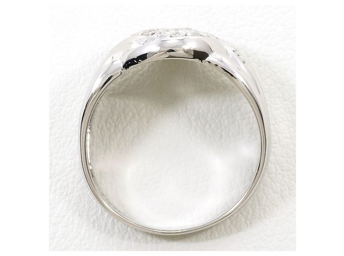 Autre Marque PT900 Platinring mit Diamant - Ansicht 3