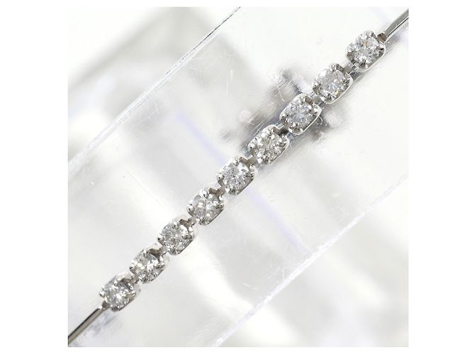 Autre Marque Bracciale con charm in platino PT850 con diamante - vista 2