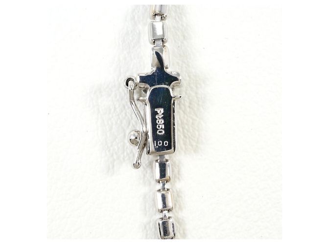 Autre Marque Bracciale con charm in platino PT850 con diamante - vista 4