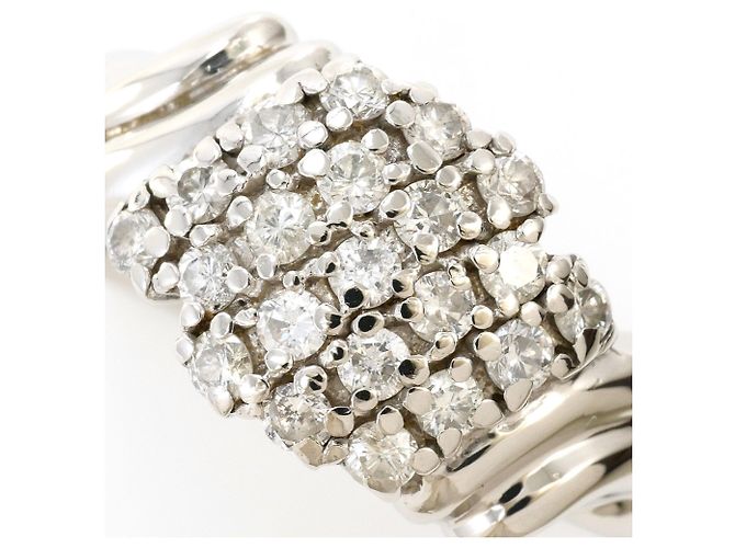 Autre Marque PT850 Platinring mit 0.46ct Diamant - Ansicht 2
