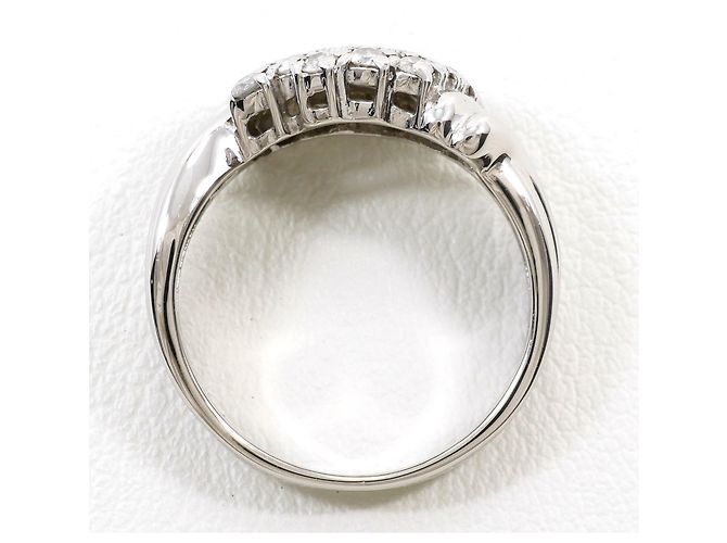 Autre Marque PT850 Platinring mit 0.46ct Diamant - Ansicht 3