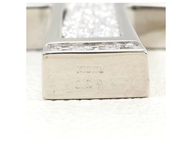 Autre Marque Elegante collana in oro bianco 18K con diamante D'oro - vista 4