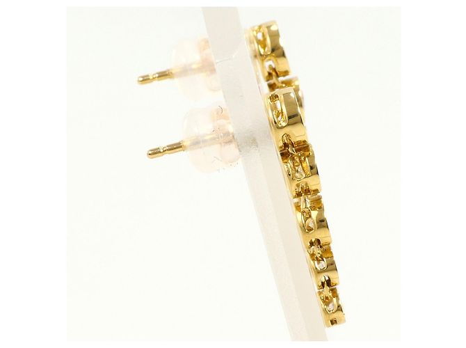 Autre Marque Orecchini a lobo in oro giallo 18K e diamanti D'oro - vista 2