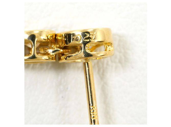 Autre Marque Orecchini a lobo in oro giallo 18K e diamanti D'oro - vista 4