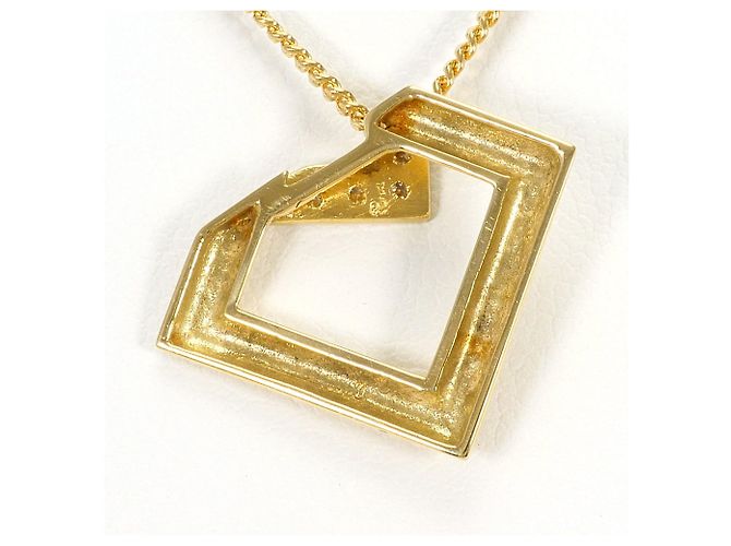 Autre Marque Collana in oro giallo 18K con diamante D'oro - vista 3