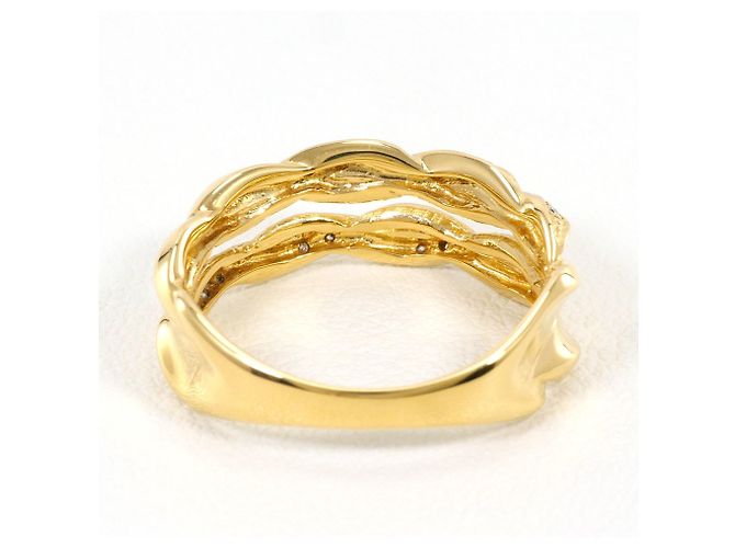 Autre Marque 18K Gelbgold Diamantring Golden - Ansicht 4