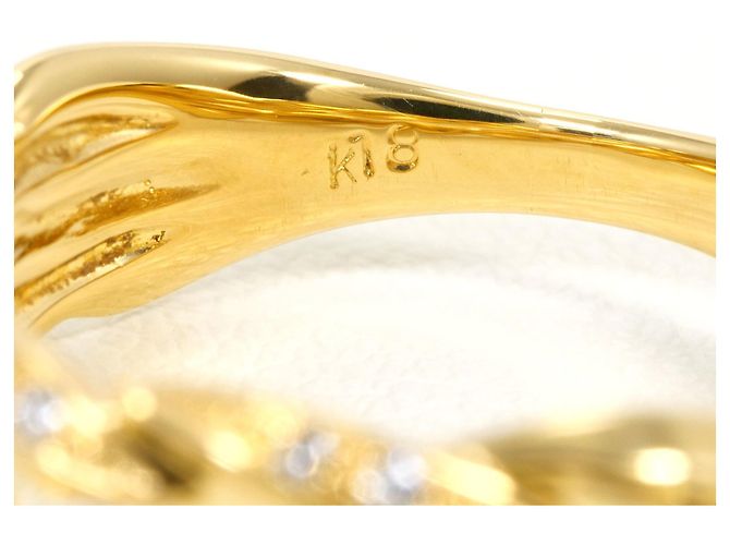Autre Marque 18K Gelbgold Diamantring Golden - Ansicht 5