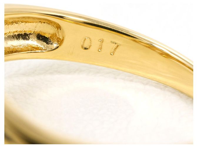 Autre Marque 18K Gelbgold-Ring mit Diamant Golden - Ansicht 6