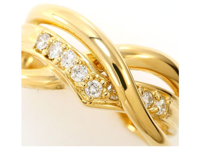 Autre Marque 18K Gelbgold Diamantring Golden - Ansicht 2
