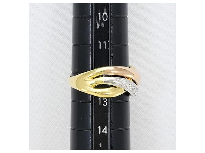 Autre Marque Eleganter Ring mit Diamant Golden - Ansicht 8