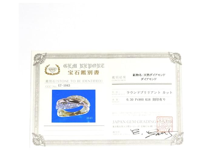 Autre Marque Eleganter Ring mit Diamant Golden - Ansicht 9