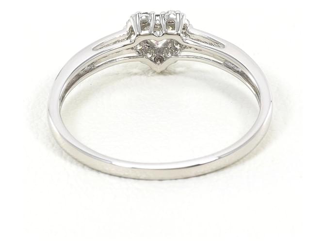 Autre Marque Platinring mit Diamanten - Ansicht 3