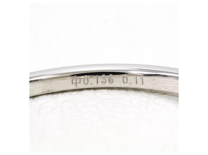 Autre Marque Platinring mit Diamanten - Ansicht 5