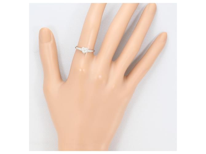 Autre Marque Platinring mit Diamanten - Ansicht 6