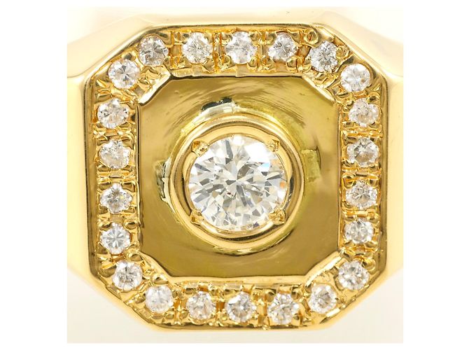Autre Marque 18K Gelbgold Diamantring Golden - Ansicht 2