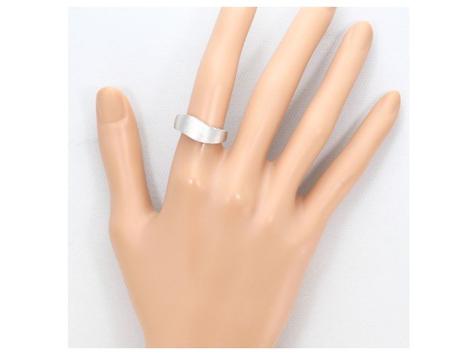 Autre Marque 18K Weißgold-Ring mit Diamant Golden - Ansicht 7